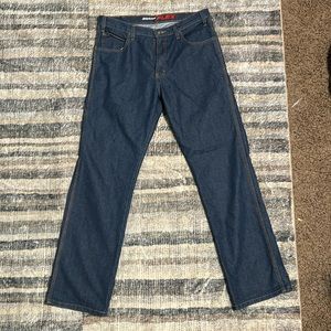 dickies, dark blue, carpenter jeans relax straight